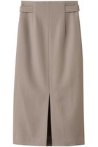 【ベイジ,/BEIGE,】のBUNNELL(バンネル)/ウールハイウエストタブボタンスカート Taupe|ID: prp329100004738952 ipo3291000000034229604