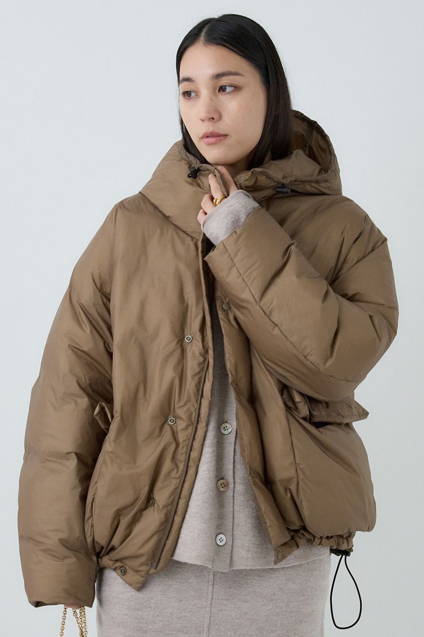 【カオス/Chaos】の【REMI RELIEF】別注ショートダウン インテリア・キッズ・メンズ・レディースファッション・服の通販 founy(ファニー) 　ファッション　Fashion　レディースファッション　Fashion for Women　アウター　Coat / Outerwear Collection　レディースジャケット・軽アウター　Jackets　ヴィンテージ　Vintage Style　今季　This Season, Current Season　軽量　Lightweight, Ultra Light　ショート　Short, Short Length　ジャケット　Jacket, Outerwear　スタイリッシュ　Stylish, Fashionable　ダウン　Down, Puffer　バランス　Balance, Style Balance　パターン　Pattern, Design Print　ポケット　Pocket, Pocket Detail　ポーチ　Pouch, Small Case　別注　Limited Edition, Custom Order　モカ|ID: prp329100004739944 ipo3291000000034255741