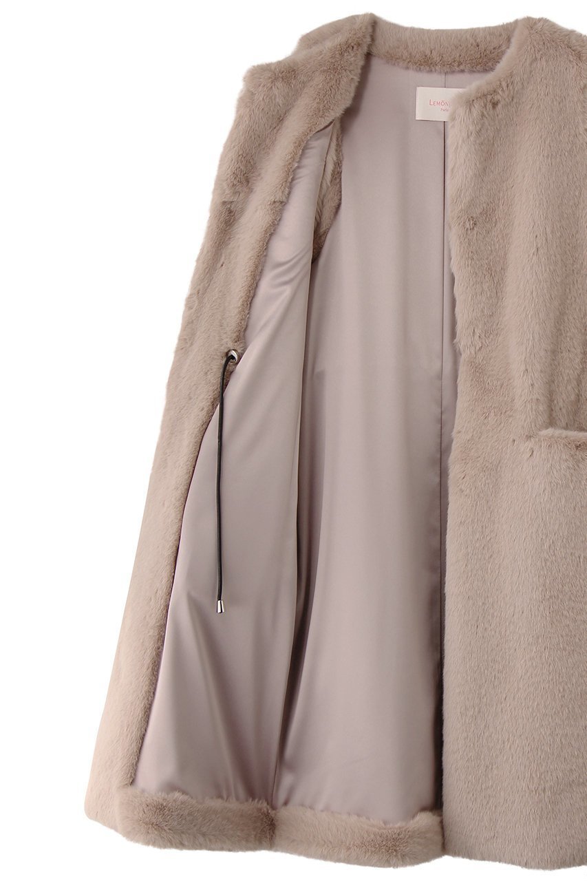 【レモンプレット/Lemonplet】のFAUX FUR MRD LAON VEST 人気、トレンドファッション・服の通販 founy(ファニー) 　ファッション　Fashion　レディースファッション　Fashion for Women　アウター　Coat / Outerwear Collection　レディースジャケット・軽アウター　Jackets　ジャケット　Jacket, Outerwear　バランス　Balance, Style Balance　フェイクファー　Faux Fur, Imitation Fur　ベスト　Vest, Waistcoat　ロング　Long, Long-Length　エレガント 上品　Elegant　A/W・秋冬　Autumn/Winter　other-6|ID: prp329100004739946 ipo3291000000035835444
