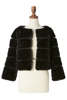 【デイジーリン/DAISY LIN】のLove Fur Jacket “Black Princess” 人気、トレンドファッション・服の通販 founy(ファニー) ファッション Fashion レディースファッション Fashion for Women アウター Coat / Outerwear Collection レディースジャケット・軽アウター Jackets インナー Innerwear 洗える Machine Washable サテン Satin, Glossy Fabric ショート Short, Short Length シルク Silk, 100% Silk ジャケット Jacket, Outerwear ストレッチ Stretch, Stretchy Fabric なめらか Smooth, Silky Texture バランス Balance, Style Balance ポケット Pocket, Pocket Detail 防寒 Cold Protection, Winter-Ready モダン Modern, Contemporary ラグジュアリー Luxury, Elegant リアル Real, Realistic レース Lace, Lace Fabric ワイド Wide, Wide Fit 冬 Winter / This Winter 新作・新入荷 New Arrivals / New In |ID:prp329100004739948