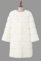 【デイジーリン/DAISY LIN】のLove Fur POODLE COAT ホワイト|ID:prp329100004739949