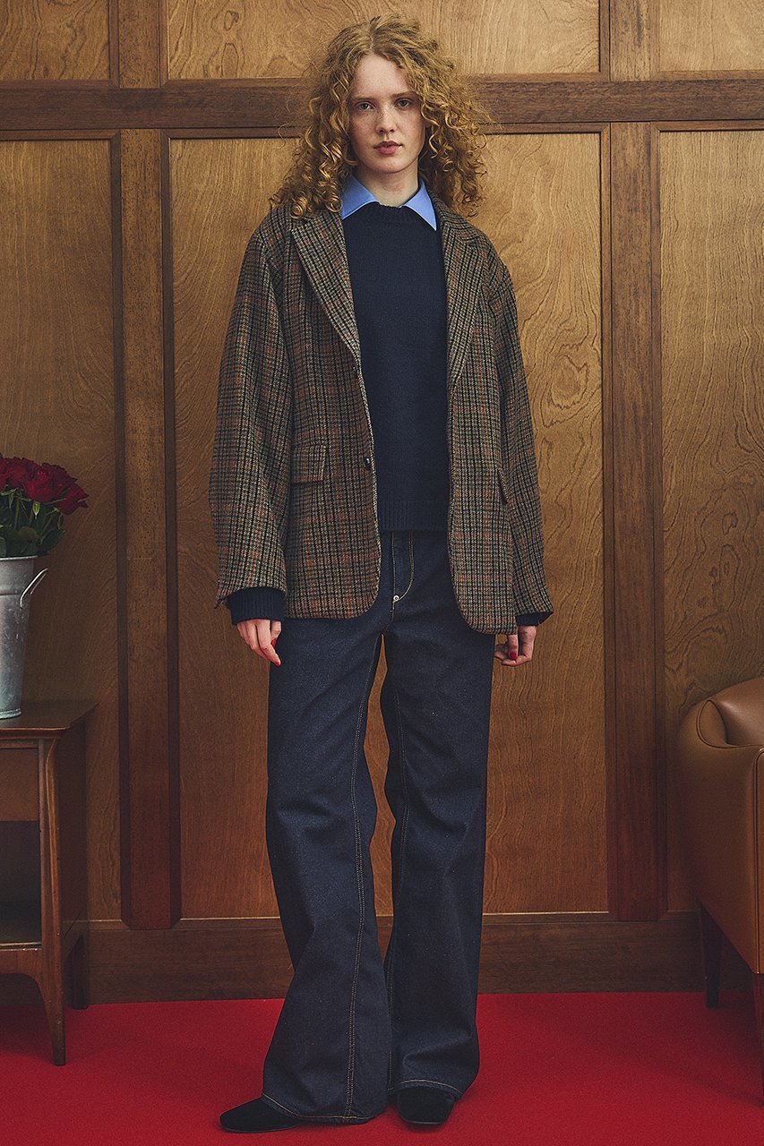 【オブラダ/Oblada】のUNCONSTRUCTION ジャケット(GUN CLUB CH) 人気、トレンドファッション・服の通販 founy(ファニー) 　ファッション　Fashion　レディースファッション　Fashion for Women　アウター　Coat / Outerwear Collection　レディースジャケット・軽アウター　Jackets　シンプル　Simple, Minimal　ジャケット　Jacket, Outerwear　スラックス　Slacks, Dress Pants　チェック　Check, Plaid, Tartan　デニム　Denim, Jeans Material　マニッシュ　Mannish, Boyish　モダン　Modern, Contemporary　エレガント 上品　Elegant　新作・新入荷　New Arrivals / New In　other-8|ID: prp329100004739950 ipo3291000000034240723
