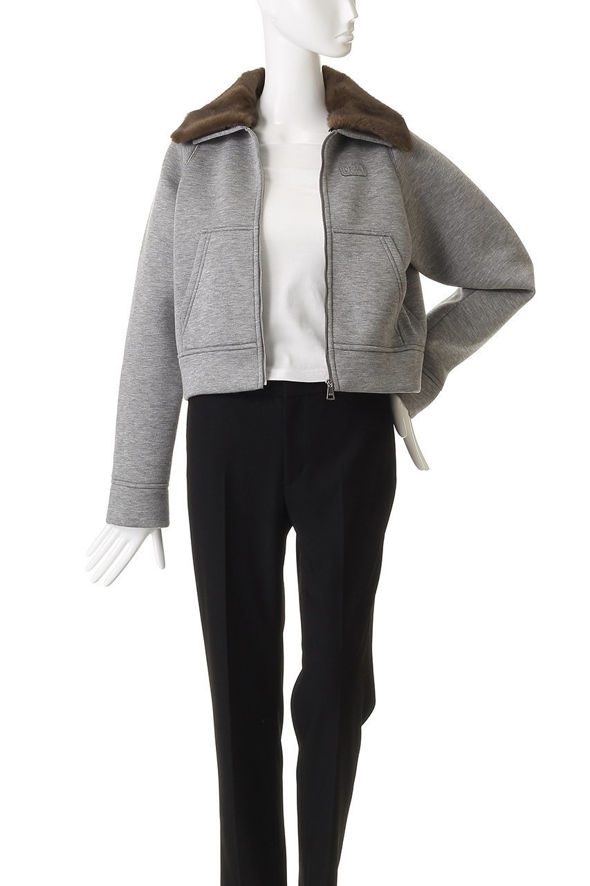 【ヌメロ ヴェントゥーノ/N°21】のフェイクファーカラージップアップ ブルゾン 人気、トレンドファッション・服の通販 founy(ファニー) 　ファッション　Fashion　レディースファッション　Fashion for Women　アウター　Coat / Outerwear Collection　レディースジャケット・軽アウター　Jackets　ブルゾンジャケット・スポーティアウター　Blouson Jackets　エレガント 上品　Elegant　ジャケット　Jacket, Outerwear　スタイリッシュ　Stylish, Fashionable　スポーティ　Sporty, Casual Athletic　スリーブ　Sleeve, Long Sleeve / Short Sleeve　ブルゾン　Blouson, Bomber Jacket　ロング　Long, Long-Length　定番　Standard, Basic Item　新作・新入荷　New Arrivals / New In　A/W・秋冬　Autumn/Winter　other-8|ID: prp329100004739963 ipo3291000000034240828