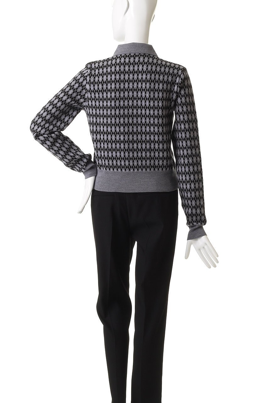 【ヌメロ ヴェントゥーノ/N°21】のアーガイル ポロ ニットトップス 人気、トレンドファッション・服の通販 founy(ファニー) ファッション Fashion レディースファッション Fashion for Women トップス・カットソー Cut & Sew Tops ニット Knit Tops & Sweaters カジュアルプルオーバー・ニットトップス Pullovers & Knit Tops / Casual Pullovers おすすめ Recommended / Our Picks ウォーム Warm Fabric スリーブ Sleeve, Long Sleeve / Short Sleeve ロング Long, Long-Length ワイド Wide, Wide Fit A/W・秋冬 Autumn/Winter other-4|ID: prp329100004739964 ipo3291000000035716683