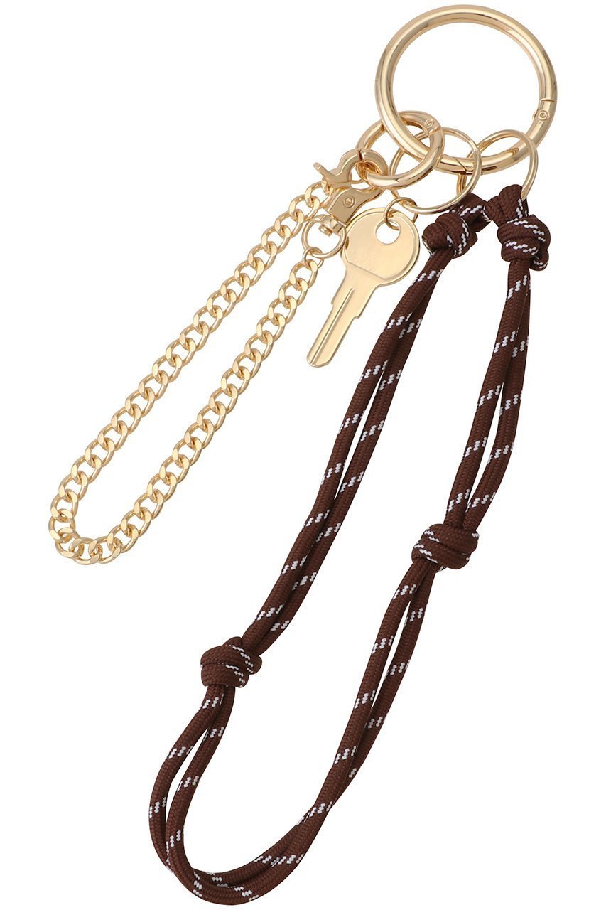 【ガリャルダガランテ/GALLARDAGALANTE】のコードチャーム インテリア・キッズ・メンズ・レディースファッション・服の通販 founy(ファニー) 　ファッション　Fashion　レディースファッション　Fashion for Women　シンプル　Simple, Minimal　チャーム　Charm, Pendant　ポーチ　Pouch, Small Case　モチーフ　Motif, Design Theme　ラップ　Wrap, Wrap Design　ループ　Loop, Loop Knit　ブラウン|ID: prp329100004739973 ipo3291000000034240894