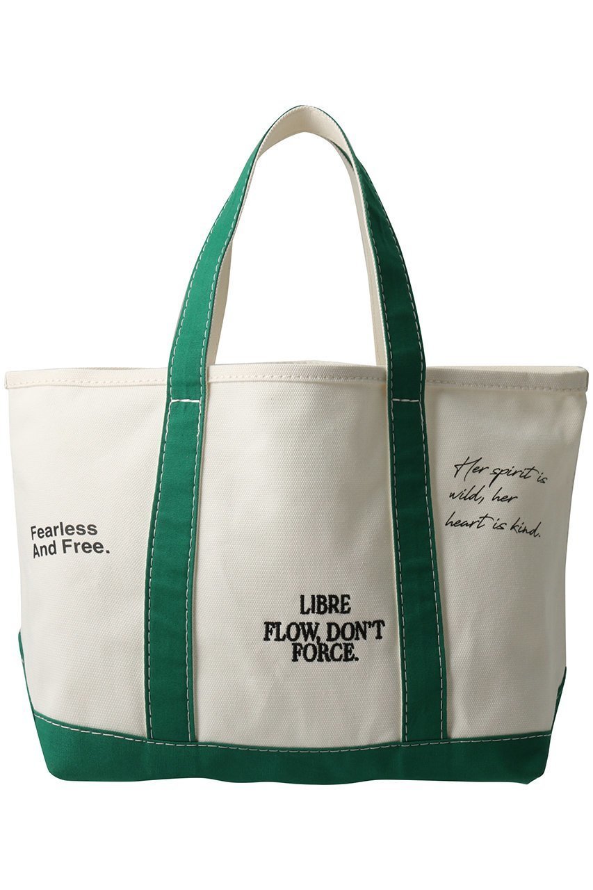 【ガリャルダガランテ/GALLARDAGALANTE】のメッセージキャンバストート インテリア・キッズ・メンズ・レディースファッション・服の通販 founy(ファニー) 　ファッション　Fashion　レディースファッション　Fashion for Women　バッグ　Bags　トレンド　Trend, Trending Now　フロント　Front, Front Design　ポケット　Pocket, Pocket Detail　グリーン|ID: prp329100004739975 ipo3291000000035716717