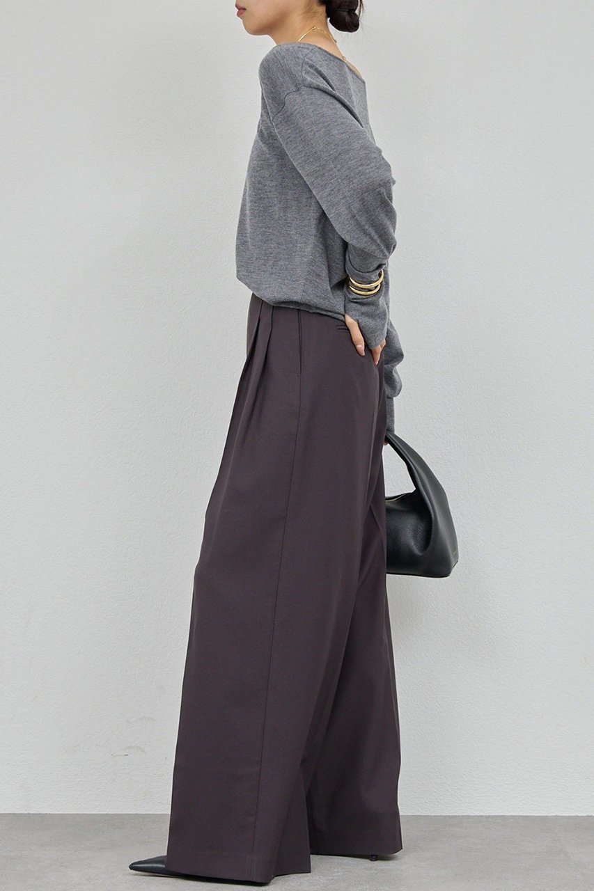 【ガリャルダガランテ/GALLARDAGALANTE】のメリノウールニットプルオーバー 人気、トレンドファッション・服の通販 founy(ファニー) 　ファッション　Fashion　レディースファッション　Fashion for Women　トップス・カットソー　Cut & Sew Tops　ニット　Knit Tops & Sweaters　カジュアルプルオーバー・ニットトップス　Pullovers & Knit Tops / Casual Pullovers　おすすめ　Recommended / Our Picks　なめらか　Smooth, Silky Texture　インナー　Innerwear　サロペット　Overalls, Salopette　シンプル　Simple, Minimal　ジャケット　Jacket, Outerwear　other-7|ID: prp329100004739977 ipo3291000000034991169