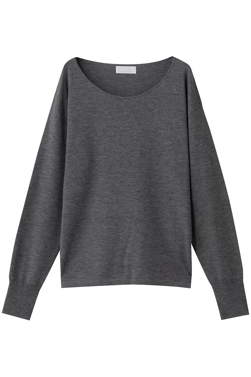 【ガリャルダガランテ/GALLARDAGALANTE】のメリノウールニットプルオーバー インテリア・キッズ・メンズ・レディースファッション・服の通販 founy(ファニー) 　ファッション　Fashion　レディースファッション　Fashion for Women　トップス・カットソー　Cut & Sew Tops　ニット　Knit Tops & Sweaters　カジュアルプルオーバー・ニットトップス　Pullovers & Knit Tops / Casual Pullovers　おすすめ　Recommended / Our Picks　なめらか　Smooth, Silky Texture　インナー　Innerwear　サロペット　Overalls, Salopette　シンプル　Simple, Minimal　ジャケット　Jacket, Outerwear　グレー|ID: prp329100004739977 ipo3291000000035972099