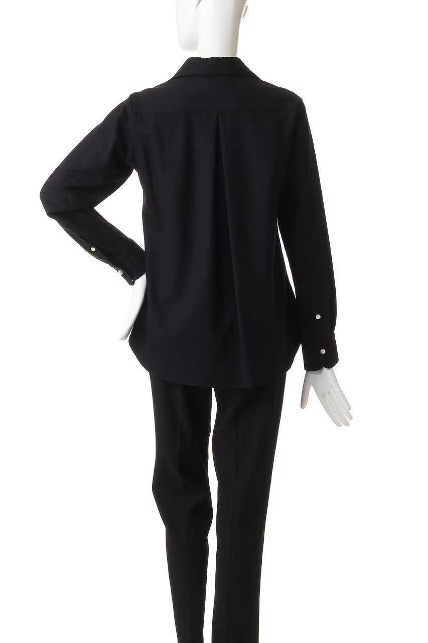【マルティニーク/martinique】の《定番》サキソニーパールスキッパー 人気、トレンドファッション・服の通販 founy(ファニー) 　ファッション　Fashion　レディースファッション　Fashion for Women　トップス・カットソー　Cut & Sew Tops　シャツ・ブラウス・オフィスカジュアル　Elegant Blouses & Button-Ups　スキッパー　Skipper, Open Collar　スリーブ　Sleeve, Long Sleeve / Short Sleeve　パール　Pearl, Pearl Accent　ロング　Long, Long-Length　エレガント 上品　Elegant　定番　Standard, Basic Item　新作・新入荷　New Arrivals / New In　other-4|ID: prp329100004739986 ipo3291000000034241007
