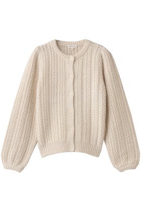 【デミーリー/DEMYLEE】のHADLEY アルパカ ケーブルニットカーディガン 人気、トレンドファッション・服の通販 founy(ファニー) ファッション Fashion レディースファッション Fashion for Women トップス・カットソー Cut & Sew Tops ニット Knit Tops & Sweaters カーディガン・羽織り Layered Style Cardigans カーディガン Cardigan, Knitwear フェミニン Feminine, Girly |ID:prp329100004739987