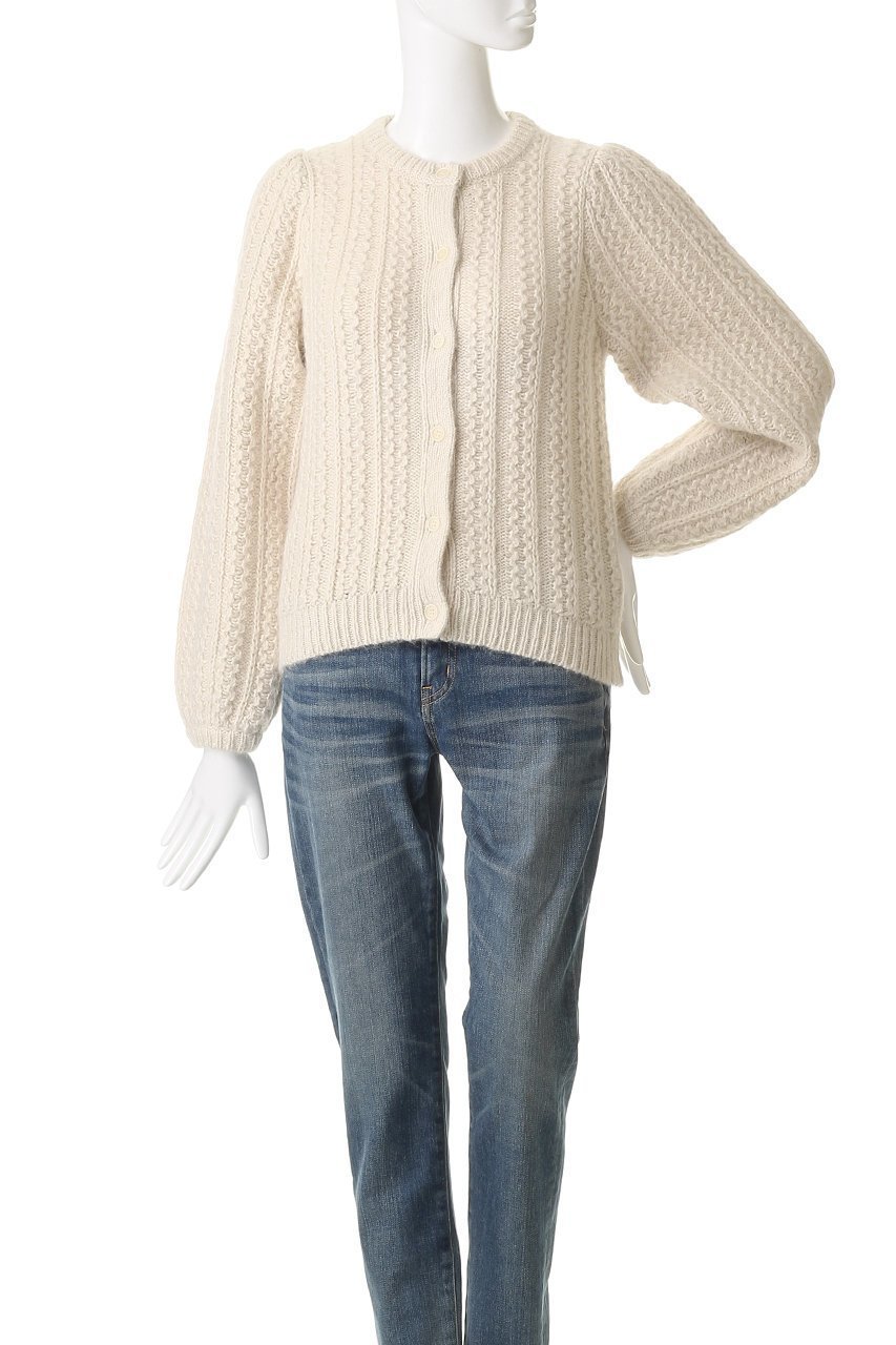 【デミーリー/DEMYLEE】のHADLEY アルパカ ケーブルニットカーディガン 人気、トレンドファッション・服の通販 founy(ファニー) 　ファッション　Fashion　レディースファッション　Fashion for Women　トップス・カットソー　Cut & Sew Tops　ニット　Knit Tops & Sweaters　カーディガン・羽織り　Layered Style Cardigans　カーディガン　Cardigan, Knitwear　フェミニン　Feminine, Girly　other-2|ID: prp329100004739987 ipo3291000000036072469