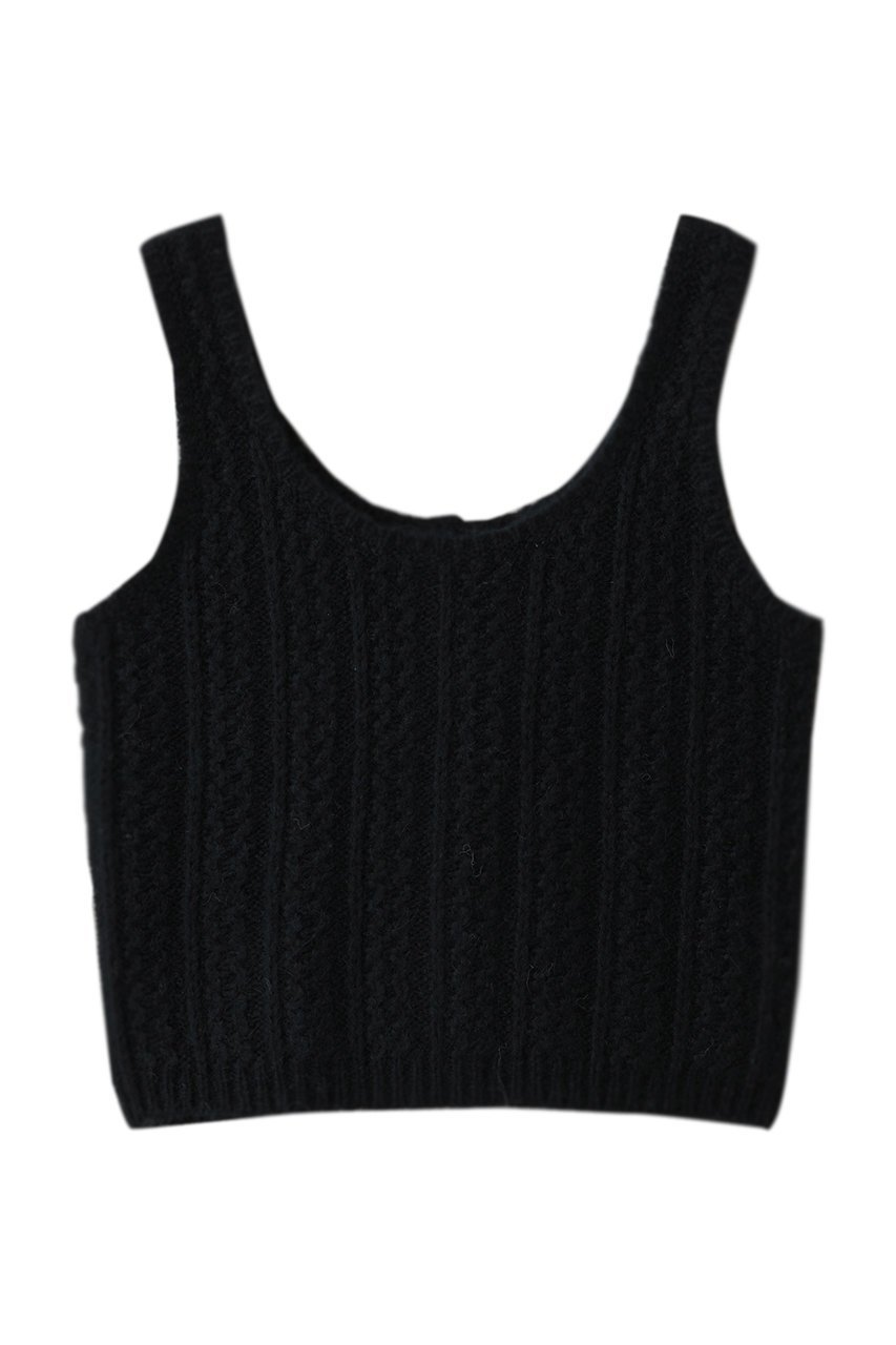 【デミーリー/DEMYLEE】のKIMORA アルパカ ケーブルニットベスト インテリア・キッズ・メンズ・レディースファッション・服の通販 founy(ファニー) 　ファッション　Fashion　レディースファッション　Fashion for Women　トップス・カットソー　Cut & Sew Tops　ニット　Knit Tops & Sweaters　ベスト&ジレ / 重ね着スタイル　Vests & Gilets　カジュアルプルオーバー・ニットトップス　Pullovers & Knit Tops / Casual Pullovers　インナー　Innerwear　タートルネック　Turtleneck, High Neck　新作・新入荷　New Arrivals / New In　ブラック|ID: prp329100004739988 ipo3291000000034241021