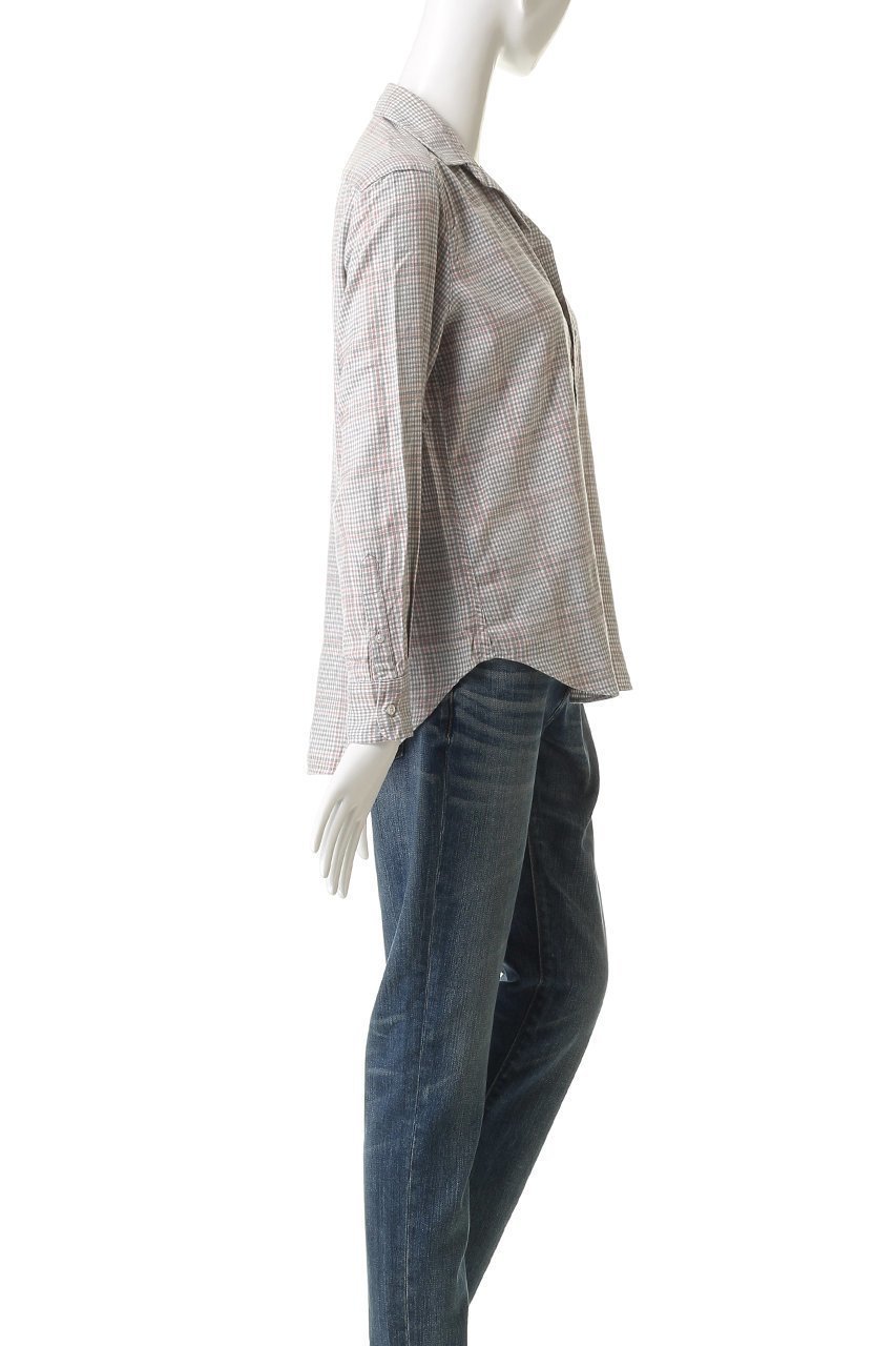【フランク&アイリーン/Frank&Eileen】のEILEEN イタリアンコットン グレー ギンガムチェック シャツ 人気、トレンドファッション・服の通販 founy(ファニー) 　ファッション　Fashion　レディースファッション　Fashion for Women　トップス・カットソー　Cut & Sew Tops　シャツ・ブラウス・オフィスカジュアル　Elegant Blouses & Button-Ups　ギンガム　Gingham, Gingham Fabric　スリーブ　Sleeve, Long Sleeve / Short Sleeve　チェック　Check, Plaid, Tartan　ロング　Long, Long-Length　エレガント 上品　Elegant　新作・新入荷　New Arrivals / New In　other-3|ID: prp329100004739996 ipo3291000000034241097