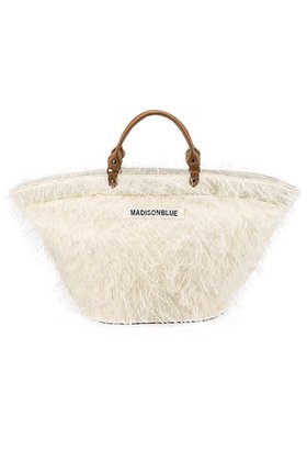 【マディソンブルー/MADISONBLUE】 BIG TOTE BAG EYELASH ビッグトートバッグ人気、トレンドファッション・服の通販 founy(ファニー) ファッション Fashion レディースファッション Fashion for Women バッグ Bags シャイニー Shiny, Glossy Finish ジャカード／ジャガード Jacquard, Woven Pattern フェザー Feather, Feather Detail フォルム Silhouette, Form フランス France, French フリンジ Fringe, Tassel エレガント 上品 Elegant |ID:prp329100004740003