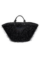 【マディソンブルー/MADISONBLUE】のBIG TOTE BAG EYELASH ビッグトートバッグ ブラック|ID: prp329100004740003 ipo3291000000036072544