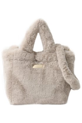 【ヘルノ/HERNO】 フェイクファー 2WAY ショルダーバッグ人気、トレンドファッション・服の通販 founy(ファニー) ファッション Fashion レディースファッション Fashion for Women バッグ Bags なめらか Smooth, Silky Texture フェイクファー Faux Fur, Imitation Fur ポーチ Pouch, Small Case エレガント 上品 Elegant |ID:prp329100004740004