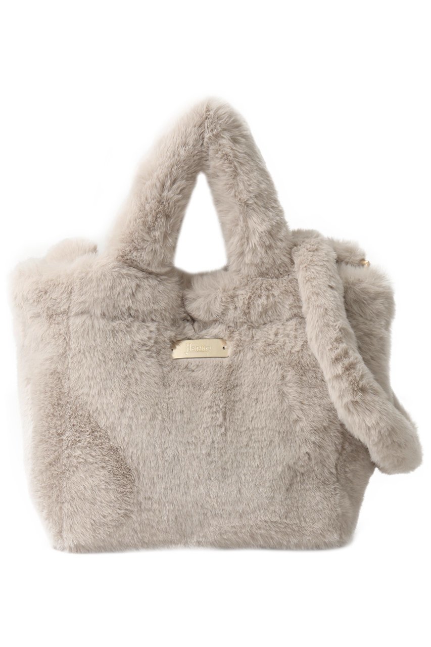 【ヘルノ/HERNO】のフェイクファー 2WAY ショルダーバッグ インテリア・キッズ・メンズ・レディースファッション・服の通販 founy(ファニー) 　ファッション　Fashion　レディースファッション　Fashion for Women　バッグ　Bags　なめらか　Smooth, Silky Texture　フェイクファー　Faux Fur, Imitation Fur　ポーチ　Pouch, Small Case　エレガント 上品　Elegant　ベージュ|ID: prp329100004740004 ipo3291000000035972163