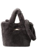 【ヘルノ/HERNO】のフェイクファー 2WAY ショルダーバッグ グレー|ID: prp329100004740004 ipo3291000000035972164