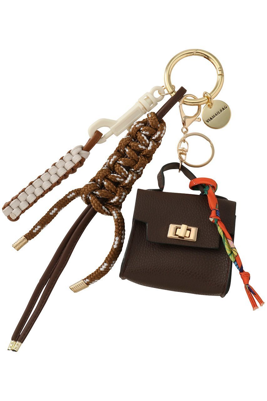 【アルアバイル/allureville】の【VIA MAIL BAG】 BAG CHARM インテリア・キッズ・メンズ・レディースファッション・服の通販 founy(ファニー) ファッション Fashion レディースファッション Fashion for Women おすすめ Recommended / Our Picks アクセサリー Fashion Accessories チャーム Charm, Pendant ポーチ Pouch, Small Case モチーフ Motif, Design Theme ラップ Wrap, Wrap Design ブラウン系|ID: prp329100004740008 ipo3291000000034241185