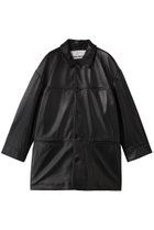 【プランク プロジェクト/PRANK PROJECT】のパディングレザーカーコート / Padded Leather Car Coat BLK(ブラック)|ID: prp329100004740013 ipo3291000000034241221