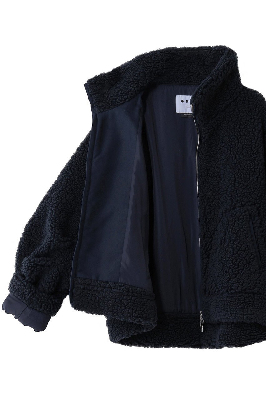 【スリー ドッツ/three dots】のエコペルボア ボンバージャケット 人気、トレンドファッション・服の通販 founy(ファニー) 　ファッション　Fashion　レディースファッション　Fashion for Women　アウター　Coat / Outerwear Collection　レディースジャケット・軽アウター　Jackets　エアリー　Airy Texture　ジャケット　Jacket, Outerwear　ラグジュアリー　Luxury, Elegant　リラックス　Relax, Relaxed Fit　新作・新入荷　New Arrivals / New In　軽量　Lightweight, Ultra Light　other-6|ID: prp329100004740020 ipo3291000000034241278