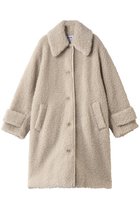 【スリー ドッツ/three dots】のエコペルボア ロングコート ベージュ|ID:prp329100004740022