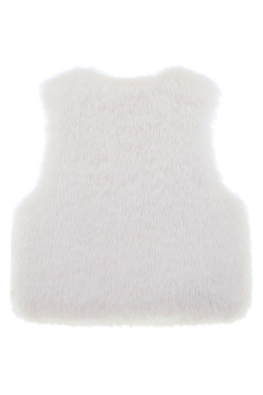【レモンプレット/Lemonplet】のBLANCHE SHORT VEST 人気、トレンドファッション・服の通販 founy(ファニー) 　ファッション　Fashion　レディースファッション　Fashion for Women　アウター　Coat / Outerwear Collection　レディースジャケット・軽アウター　Jackets　ショート　Short, Short Length　ジャケット　Jacket, Outerwear　フェイクファー　Faux Fur, Imitation Fur　フェミニン　Feminine, Girly　フォーマル　Formal, Dressy　フロント　Front, Front Design　ベスト　Vest, Waistcoat　ポケット　Pocket, Pocket Detail　リボン　Ribbon, Bow　ロング　Long, Long-Length　再入荷　Restock / Back in Stock　other-2|ID: prp329100004740039 ipo3291000000034241473