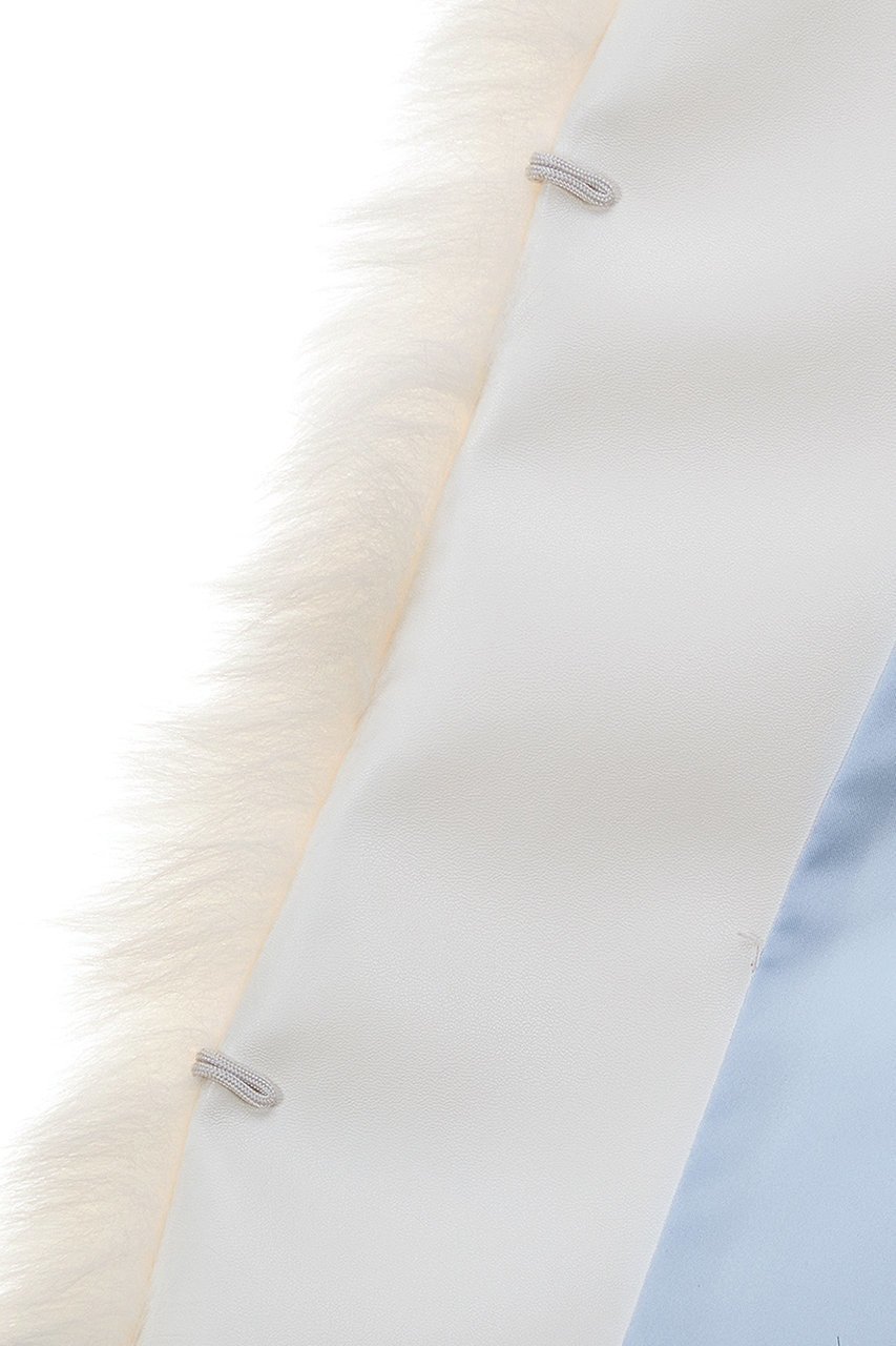 【レモンプレット/Lemonplet】のBLANCHE SHORT VEST 人気、トレンドファッション・服の通販 founy(ファニー) 　ファッション　Fashion　レディースファッション　Fashion for Women　アウター　Coat / Outerwear Collection　レディースジャケット・軽アウター　Jackets　ショート　Short, Short Length　ジャケット　Jacket, Outerwear　フェイクファー　Faux Fur, Imitation Fur　フェミニン　Feminine, Girly　フォーマル　Formal, Dressy　フロント　Front, Front Design　ベスト　Vest, Waistcoat　ポケット　Pocket, Pocket Detail　リボン　Ribbon, Bow　ロング　Long, Long-Length　再入荷　Restock / Back in Stock　other-5|ID: prp329100004740039 ipo3291000000034241479