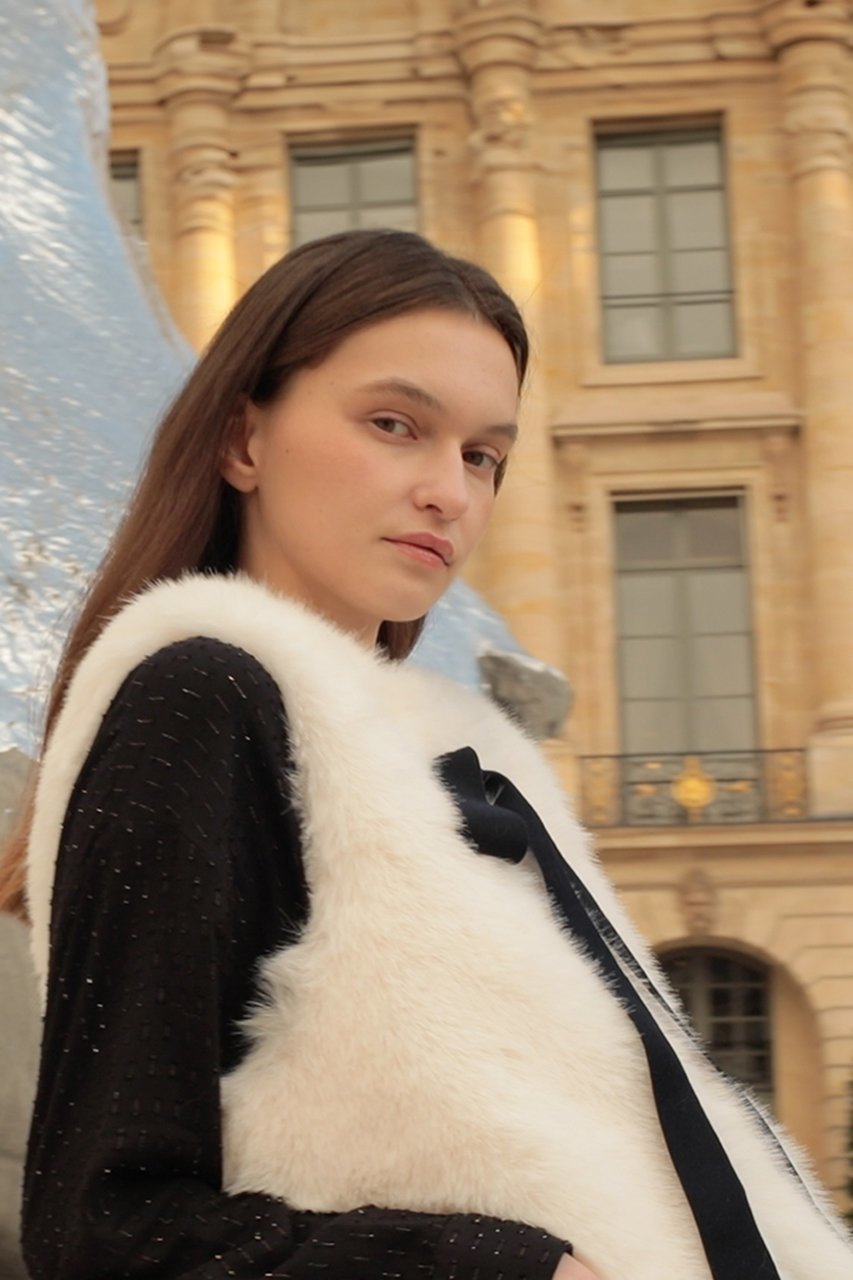 【レモンプレット/Lemonplet】のBLANCHE SHORT VEST 人気、トレンドファッション・服の通販 founy(ファニー) 　ファッション　Fashion　レディースファッション　Fashion for Women　アウター　Coat / Outerwear Collection　レディースジャケット・軽アウター　Jackets　ショート　Short, Short Length　ジャケット　Jacket, Outerwear　フェイクファー　Faux Fur, Imitation Fur　フェミニン　Feminine, Girly　フォーマル　Formal, Dressy　フロント　Front, Front Design　ベスト　Vest, Waistcoat　ポケット　Pocket, Pocket Detail　リボン　Ribbon, Bow　ロング　Long, Long-Length　other-7|ID: prp329100004740039 ipo3291000000035972203