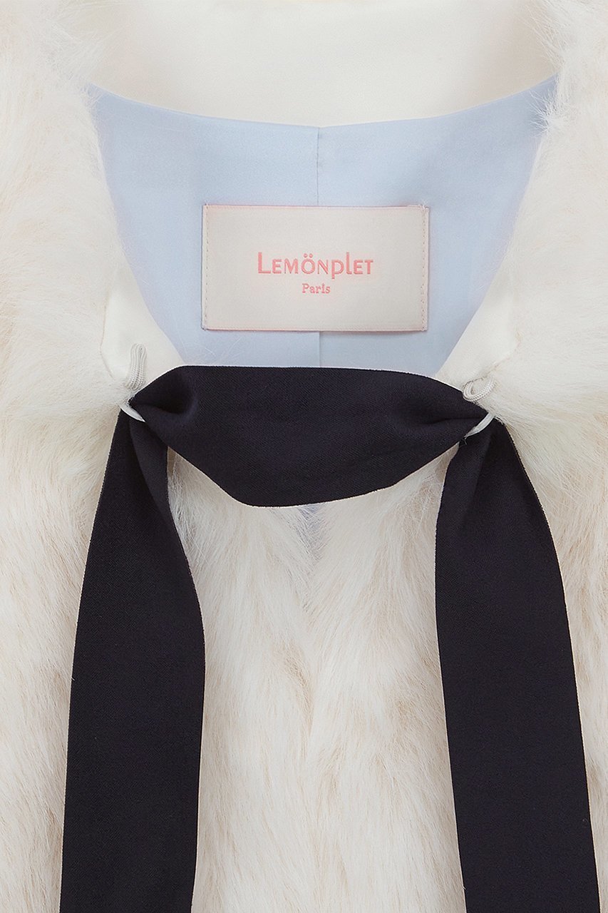 【レモンプレット/Lemonplet】のBLANCHE MEDIUM VEST 人気、トレンドファッション・服の通販 founy(ファニー) 　ファッション　Fashion　レディースファッション　Fashion for Women　アウター　Coat / Outerwear Collection　レディースジャケット・軽アウター　Jackets　ジャケット　Jacket, Outerwear　スタイリッシュ　Stylish, Fashionable　スリット　Slit, Slit Detail　フェミニン　Feminine, Girly　フロント　Front, Front Design　ベスト　Vest, Waistcoat　ポケット　Pocket, Pocket Detail　リボン　Ribbon, Bow　ロング　Long, Long-Length　再入荷　Restock / Back in Stock　other-5|ID: prp329100004740043 ipo3291000000034241514
