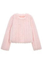 【レモンプレット/Lemonplet】のFAUX FUR JUE SHORT JACKET PINK|ID:prp329100004740045
