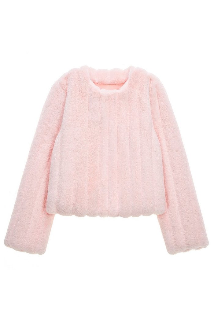 【レモンプレット/Lemonplet】のFAUX FUR JUE SHORT JACKET インテリア・キッズ・メンズ・レディースファッション・服の通販 founy(ファニー) https://founy.com/ ファッション Fashion レディースファッション Fashion for Women アウター Coat / Outerwear Collection レディースジャケット・軽アウター Jackets ショート Short, Short Length シンプル Simple, Minimal ジャケット Jacket, Outerwear ストライプ Stripe, Striped Pattern スリム Slim, Slim Fit フェイクファー Faux Fur, Imitation Fur フォーマル Formal, Dressy |ID: prp329100004740045 ipo3291000000035679564