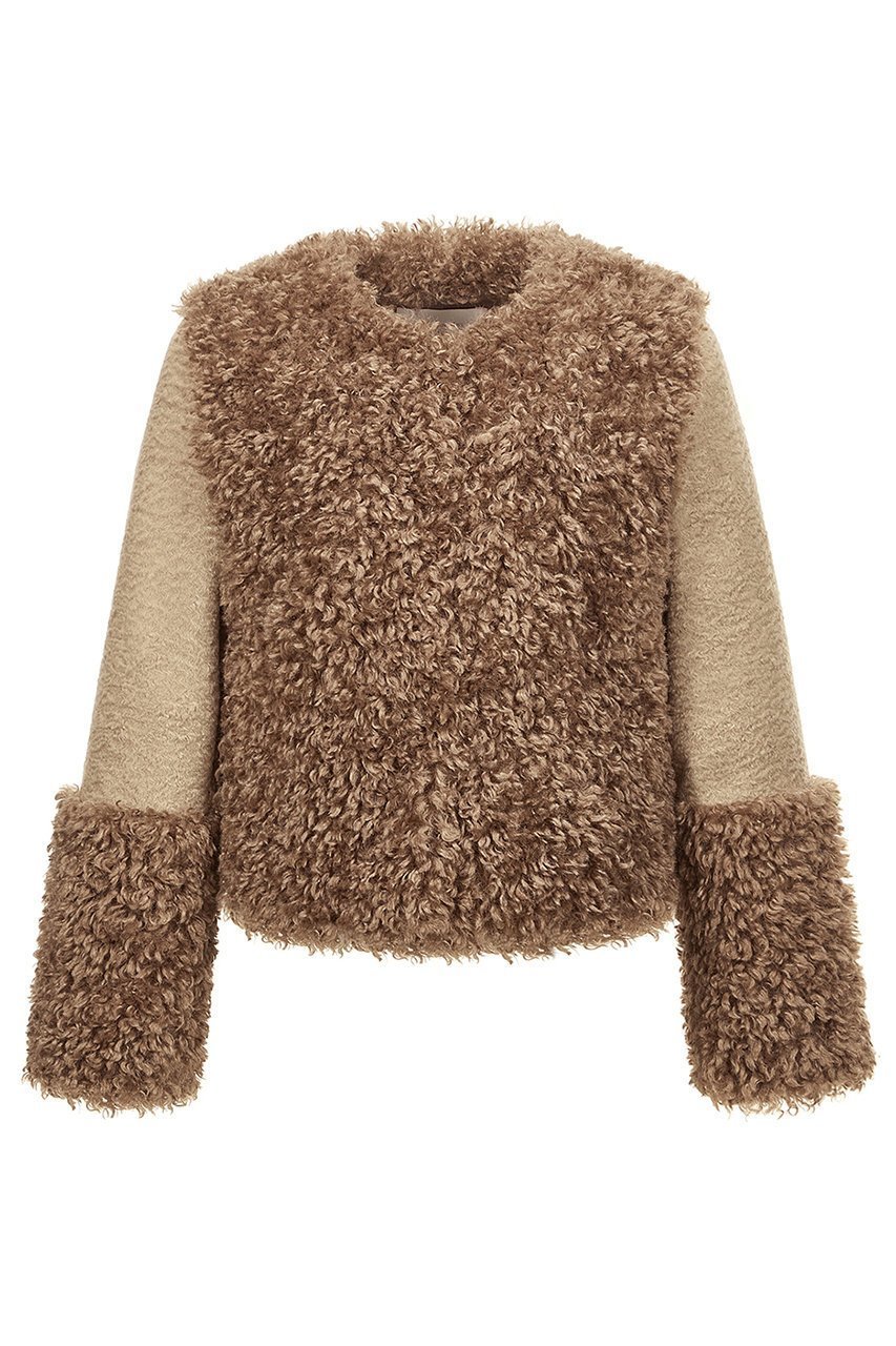 【レモンプレット/Lemonplet】のFAUX FUR FURRY JACKET インテリア・キッズ・メンズ・レディースファッション・服の通販 founy(ファニー) 　ファッション　Fashion　レディースファッション　Fashion for Women　アウター　Coat / Outerwear Collection　レディースジャケット・軽アウター　Jackets　ジャケット　Jacket, Outerwear　フロント　Front, Front Design　ポケット　Pocket, Pocket Detail　再入荷　Restock / Back in Stock　A/W・秋冬　Autumn/Winter　BROWN|ID: prp329100004740047 ipo3291000000034241537