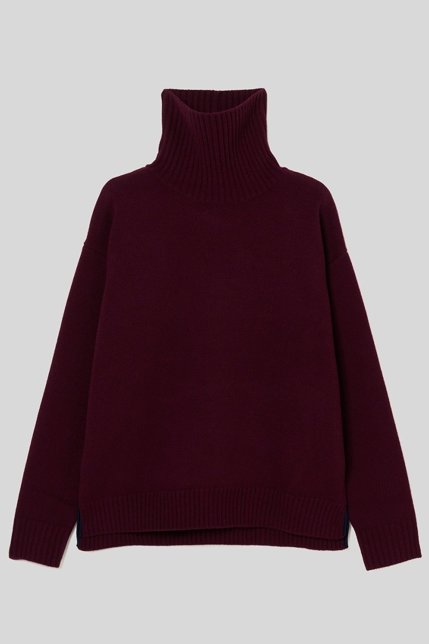 【イロット/IIROT】のTasmania ラム タートル ニット インテリア・キッズ・メンズ・レディースファッション・服の通販 founy(ファニー) ファッション Fashion レディースファッション Fashion for Women トップス・カットソー Cut & Sew Tops ニット Knit Tops & Sweaters カジュアルプルオーバー・ニットトップス Pullovers & Knit Tops / Casual Pullovers スリット Slit, Slit Detail タートル Turtleneck, Turtle Collar バーガン ディ|ID: prp329100004740060 ipo3291000000034241752