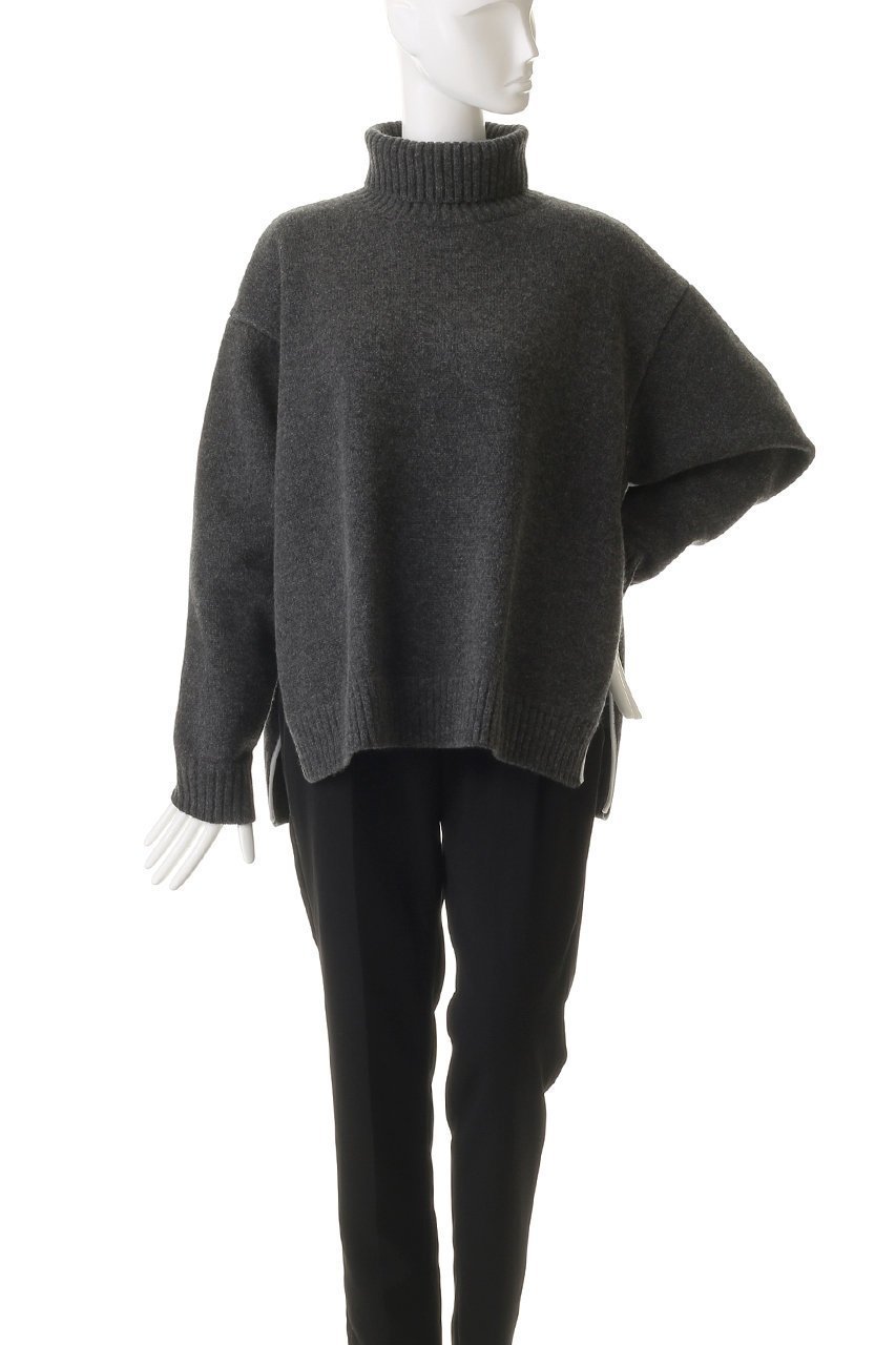 【イロット/IIROT】のTasmania ラム タートル ニット 人気、トレンドファッション・服の通販 founy(ファニー) 　ファッション　Fashion　レディースファッション　Fashion for Women　トップス・カットソー　Cut & Sew Tops　ニット　Knit Tops & Sweaters　カジュアルプルオーバー・ニットトップス　Pullovers & Knit Tops / Casual Pullovers　スリット　Slit, Slit Detail　タートル　Turtleneck, Turtle Collar　other-2|ID: prp329100004740060 ipo3291000000035295788