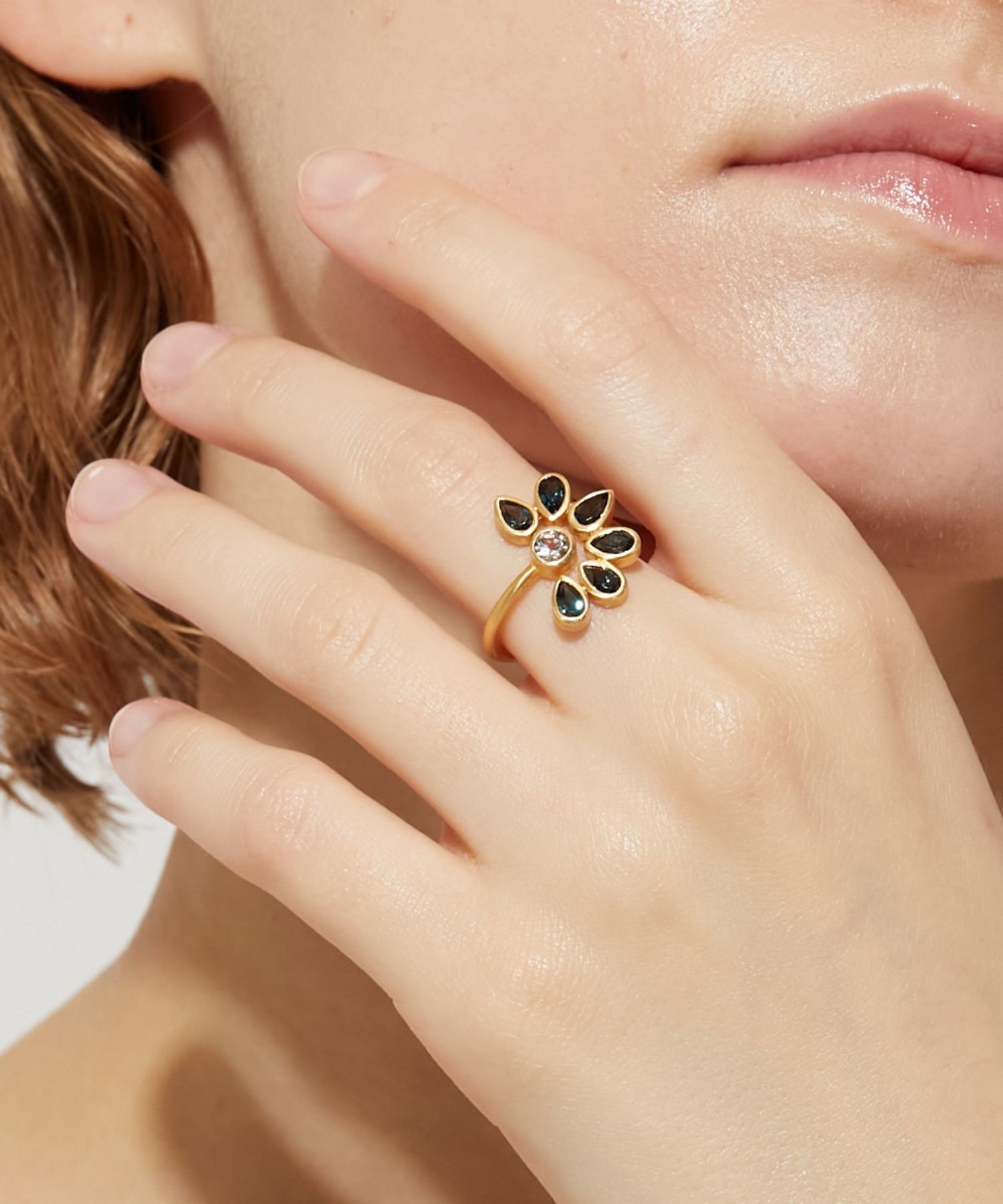 【アルティーダ ウード/ARTIDA OUD】のeden ロンドンブルートパーズ デイジー リング 人気、トレンドファッション・服の通販 founy(ファニー) 　ファッション　Fashion　レディースファッション　Fashion for Women　センター　Center, Center Line　モチーフ　Motif, Design Theme　ロンドン　London Style, British Inspired　新作・新入荷　New Arrivals / New In　other-2|ID: prp329100004741036 ipo3291000000034254339