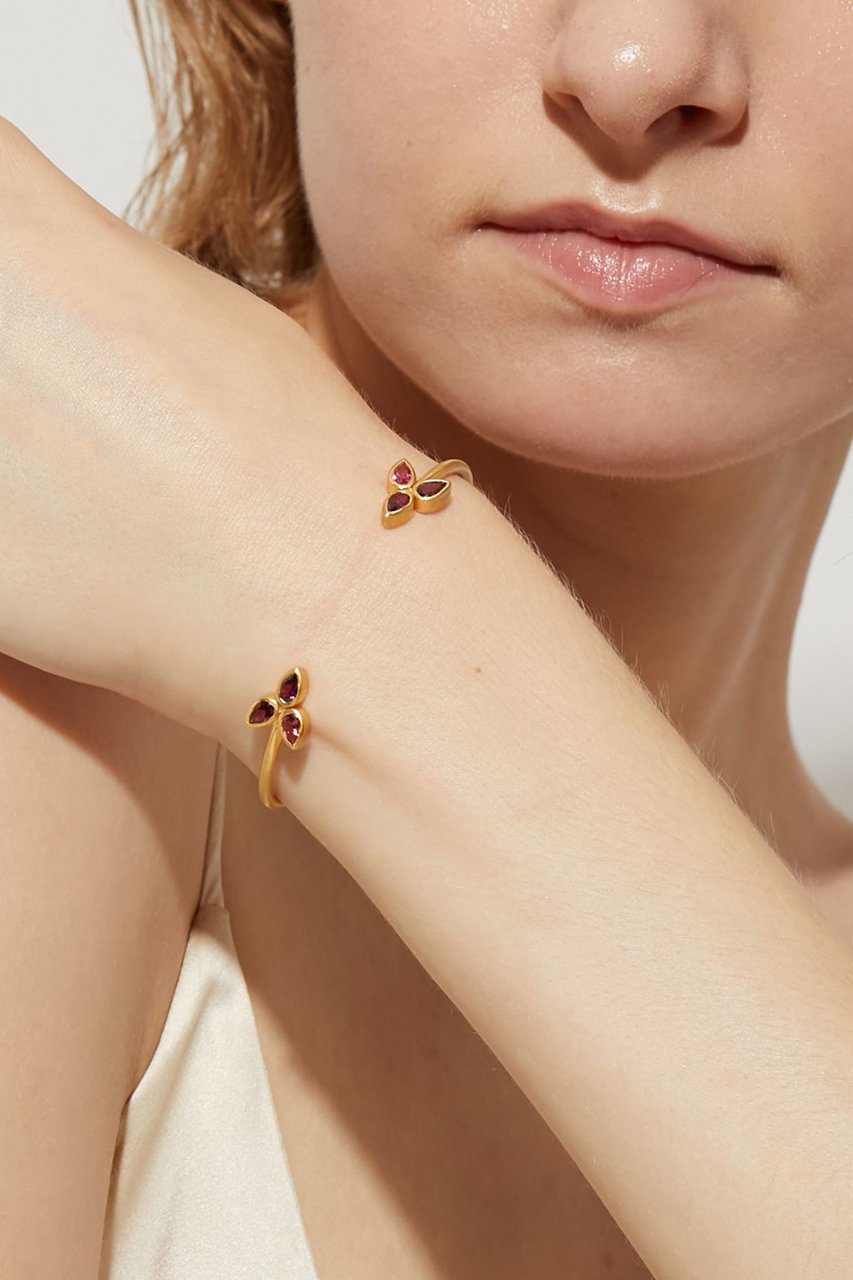 【アルティーダ ウード/ARTIDA OUD】のeden ピンクトルマリン デイジー バングル 人気、トレンドファッション・服の通販 founy(ファニー) 　ファッション　Fashion　レディースファッション　Fashion for Women　ジュエリー　Jewelry　チェーン＆カフブレスレット　Cuff & Chain Bracelets　バングル・カフブレスレット　Bangles & Cuff Bracelets　ストーン　Stone, Gem-Like　バングル　Bangle, Bracelet　モチーフ　Motif, Design Theme　other-8|ID: prp329100004741043 ipo3291000000035617803