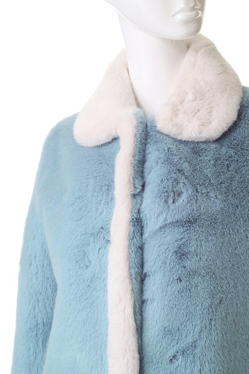 【レモンプレット/Lemonplet】のFAUX FUR ATHE COAT 人気、トレンドファッション・服の通販 founy(ファニー) 　ファッション　Fashion　レディースファッション　Fashion for Women　アウター　Coat / Outerwear Collection　コート・ロングコート・ピーコート　Long Coats, Peacoats & More　ショート　Short, Short Length　トリミング　Trimming, Decorative Edge　フェミニン　Feminine, Girly　冬　Winter / This Winter　other-5|ID: prp329100004741049 ipo3291000000036243395