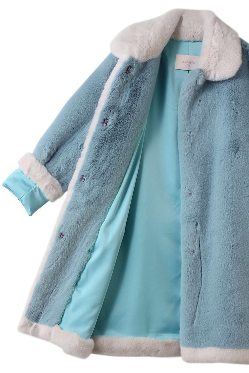 【レモンプレット/Lemonplet】のFAUX FUR ATHE COAT 人気、トレンドファッション・服の通販 founy(ファニー) 　ファッション　Fashion　レディースファッション　Fashion for Women　アウター　Coat / Outerwear Collection　コート・ロングコート・ピーコート　Long Coats, Peacoats & More　ショート　Short, Short Length　トリミング　Trimming, Decorative Edge　フェミニン　Feminine, Girly　冬　Winter / This Winter　other-6|ID: prp329100004741049 ipo3291000000036243396