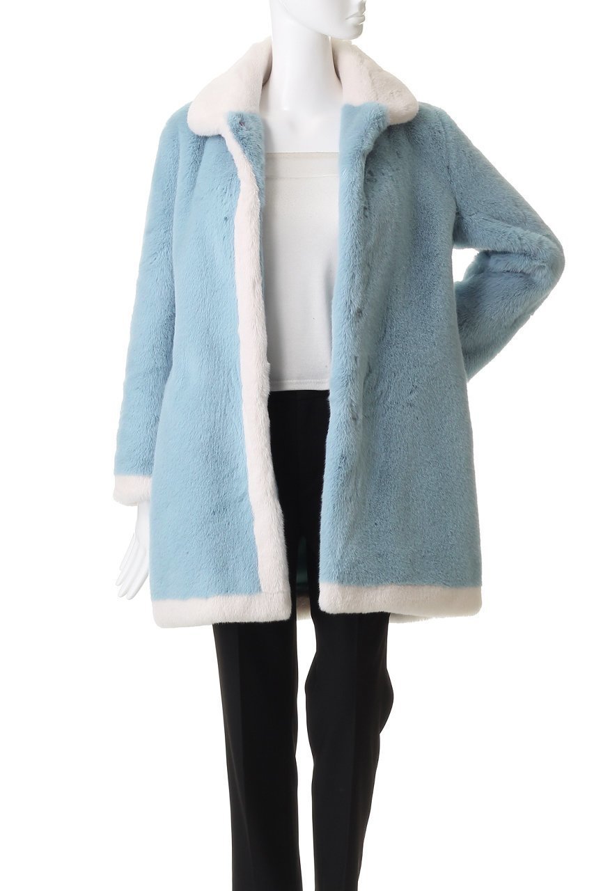 【レモンプレット/Lemonplet】のFAUX FUR ATHE COAT 人気、トレンドファッション・服の通販 founy(ファニー) 　ファッション　Fashion　レディースファッション　Fashion for Women　アウター　Coat / Outerwear Collection　コート・ロングコート・ピーコート　Long Coats, Peacoats & More　ショート　Short, Short Length　トリミング　Trimming, Decorative Edge　フェミニン　Feminine, Girly　冬　Winter / This Winter　other-7|ID: prp329100004741049 ipo3291000000036243397