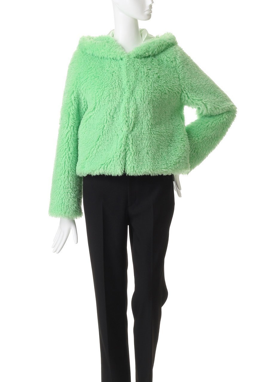【レモンプレット/Lemonplet】のFAUX FUR BIEN HOODED SHORT JACKET 人気、トレンドファッション・服の通販 founy(ファニー) 　ファッション　Fashion　レディースファッション　Fashion for Women　アウター　Coat / Outerwear Collection　レディースジャケット・軽アウター　Jackets　カーディガン　Cardigan, Knitwear　ジャケット　Jacket, Outerwear　ビビッド　Vivid, Bright Tone　再入荷　Restock / Back in Stock　A/W・秋冬　Autumn/Winter　防寒　Cold Protection, Winter-Ready　other-2|ID: prp329100004741051 ipo3291000000036243419