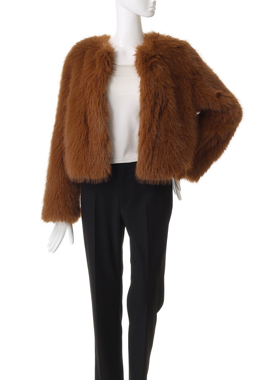 【レモンプレット/Lemonplet】のFAUX FUR HORA SHORT JACKET 人気、トレンドファッション・服の通販 founy(ファニー) 　ファッション　Fashion　レディースファッション　Fashion for Women　アウター　Coat / Outerwear Collection　レディースジャケット・軽アウター　Jackets　エレガント 上品　Elegant　コンパクト　Compact, Small Size　ショート　Short, Short Length　ジャケット　Jacket, Outerwear　フェイクファー　Faux Fur, Imitation Fur　other-7|ID: prp329100004741054 ipo3291000000036136828