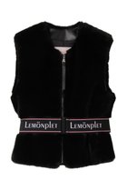 【レモンプレット/Lemonplet】のFAUX FUR SOURCE VEST 人気、トレンドファッション・服の通販 founy(ファニー) ファッション Fashion レディースファッション Fashion for Women アウター Coat / Outerwear Collection レディースジャケット・軽アウター Jackets コンパクト Compact, Small Size ジャケット Jacket, Outerwear フェイクファー Faux Fur, Imitation Fur フォルム Silhouette, Form ベスト Vest, Waistcoat ボトム Bottoms, Lower Wear thumbnail ブラック|ID: prp329100004741060 ipo3291000000036957632