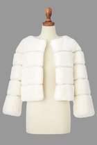 【デイジーリン/DAISY LIN】のLove Fur Jacket “Snow Princess” 人気、トレンドファッション・服の通販 founy(ファニー) ファッション Fashion レディースファッション Fashion for Women アウター Coat / Outerwear Collection レディースジャケット・軽アウター Jackets インナー Innerwear 洗える Machine Washable サテン Satin, Glossy Fabric ショート Short, Short Length シルク Silk, 100% Silk ジャケット Jacket, Outerwear ストレッチ Stretch, Stretchy Fabric なめらか Smooth, Silky Texture バランス Balance, Style Balance ポケット Pocket, Pocket Detail 防寒 Cold Protection, Winter-Ready モダン Modern, Contemporary ラグジュアリー Luxury, Elegant リアル Real, Realistic レース Lace, Lace Fabric ワイド Wide, Wide Fit 冬 Winter / This Winter 新作・新入荷 New Arrivals / New In thumbnail ホワイト|ID: prp329100004741063 ipo3291000000034254567