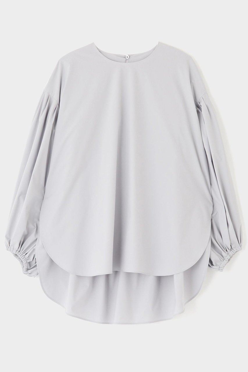 【ル フィル/LE PHIL】のSOLOTEXギャザーブラウス 人気、トレンドファッション・服の通販 founy(ファニー) 　ファッション　Fashion　レディースファッション　Fashion for Women　トップス・カットソー　Cut & Sew Tops　シャツ・ブラウス・オフィスカジュアル　Elegant Blouses & Button-Ups　ギャザー　Gathered, Ruffled　シンプル　Simple, Minimal　ストレッチ　Stretch, Stretchy Fabric　スリーブ　Sleeve, Long Sleeve / Short Sleeve　フォルム　Silhouette, Form　フロント　Front, Front Design　ブラウジング　Blouson Silhouette, Cinched Waist　ロング　Long, Long-Length　新作・新入荷　New Arrivals / New In　 other-1|ID: prp329100004741065 ipo3291000000034254592