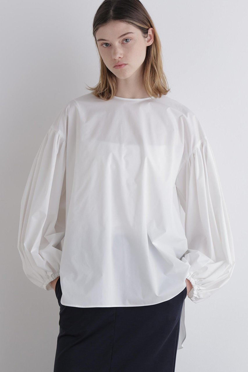 【ル フィル/LE PHIL】のSOLOTEXギャザーブラウス 人気、トレンドファッション・服の通販 founy(ファニー) ファッション Fashion レディースファッション Fashion for Women トップス・カットソー Cut & Sew Tops シャツ・ブラウス・オフィスカジュアル Elegant Blouses & Button-Ups ギャザー Gathered, Ruffled シンプル Simple, Minimal ストレッチ Stretch, Stretchy Fabric スリーブ Sleeve, Long Sleeve / Short Sleeve フォルム Silhouette, Form フロント Front, Front Design ブラウジング Blouson Silhouette, Cinched Waist ロング Long, Long-Length other-2|ID: prp329100004741065 ipo3291000000036168954