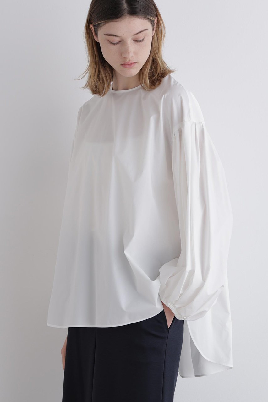 【ル フィル/LE PHIL】のSOLOTEXギャザーブラウス 人気、トレンドファッション・服の通販 founy(ファニー) ファッション Fashion レディースファッション Fashion for Women トップス・カットソー Cut & Sew Tops シャツ・ブラウス・オフィスカジュアル Elegant Blouses & Button-Ups ギャザー Gathered, Ruffled シンプル Simple, Minimal ストレッチ Stretch, Stretchy Fabric スリーブ Sleeve, Long Sleeve / Short Sleeve フォルム Silhouette, Form フロント Front, Front Design ブラウジング Blouson Silhouette, Cinched Waist ロング Long, Long-Length other-4|ID: prp329100004741065 ipo3291000000036168956