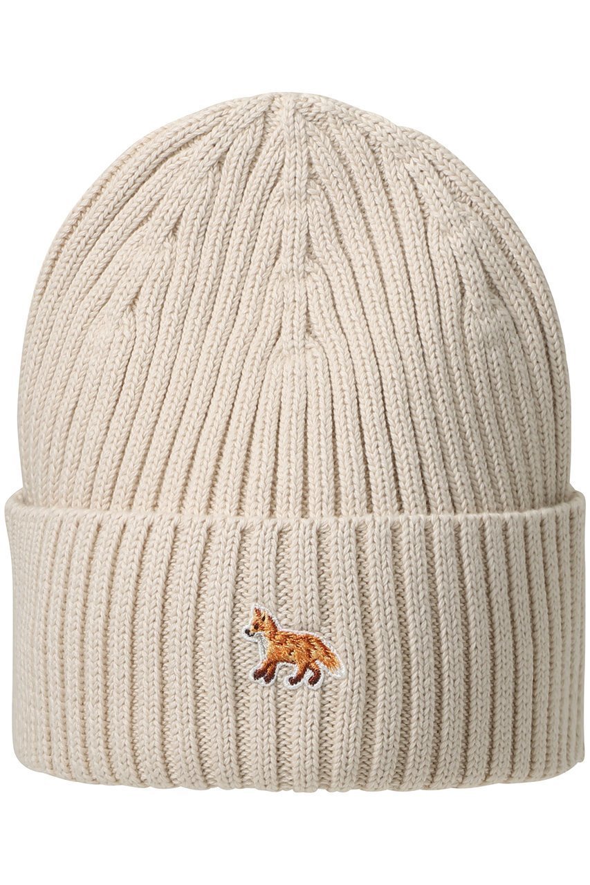 【メゾン キツネ/MAISON KITSUNE】のBABY FOX ビーニー インテリア・キッズ・メンズ・レディースファッション・服の通販 founy(ファニー) 　ファッション　Fashion　レディースファッション　Fashion for Women　トップス・カットソー　Cut & Sew Tops　ニット　Knit Tops & Sweaters　キャップ&ハット　Hats & Caps　キャップ　Cap, Baseball Cap　シンプル　Simple, Minimal　ジャケット　Jacket, Outerwear　パッチ　Patch, Appliqué　ベーシック　Basic, Essential　帽子　Hat, Headwear　新作・新入荷　New Arrivals / New In　エクリュ|ID: prp329100004741069 ipo3291000000034254631