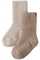 【ベアフットドリームス/BAREFOOT DREAMS / KIDS】の【KIDS】コージーシック トドラー グリップ付きソックス 2足セット ライトベージュ|ID: prp329100004741082 ipo3291000000036192030