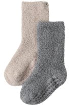 【ベアフットドリームス/BAREFOOT DREAMS / KIDS】の【KIDS】コージーシック トドラー グリップ付きソックス 2足セット ダークブルー|ID: prp329100004741082 ipo3291000000036192031